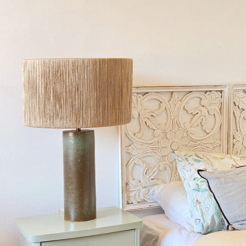 Lámpara Puelche Verde & Yute