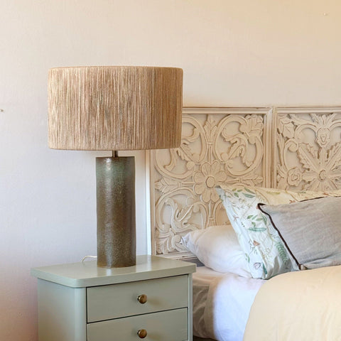 Lámpara Puelche Verde & Yute