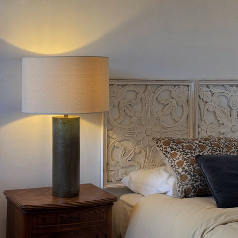 Lámpara Puelche Verde & Tela