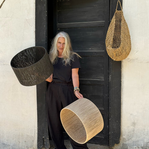 Pantalla Rafia Negra