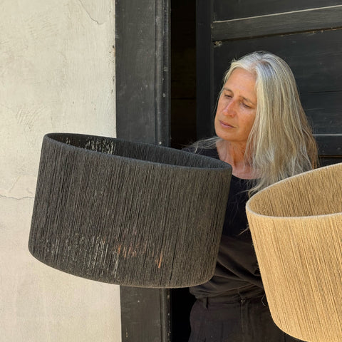 Pantalla Rafia Negra