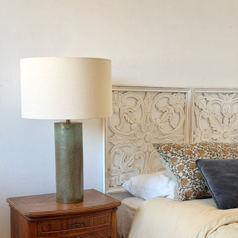 Lámpara Puelche Verde & Tela