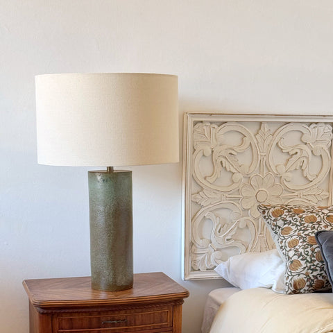 Lámpara Puelche Verde & Tela