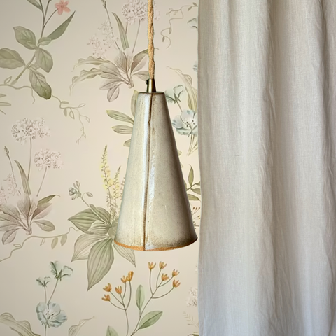 Lámpara Galerna Gris Perlado