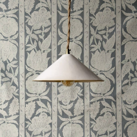 Lámpara Mistral Blanca yute