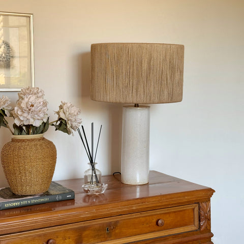 Lámpara Puelche Blanca & Yute