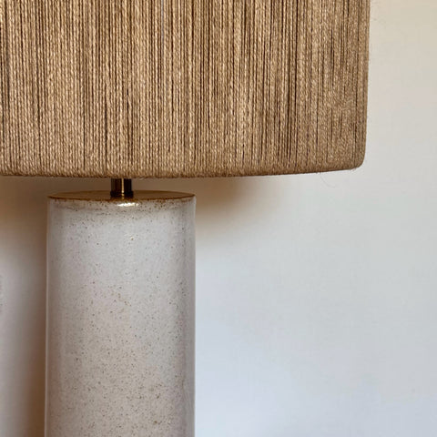 Lámpara Puelche Blanca & Yute