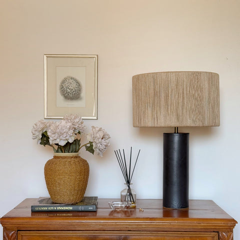 Lámpara Puelche Negra & Yute