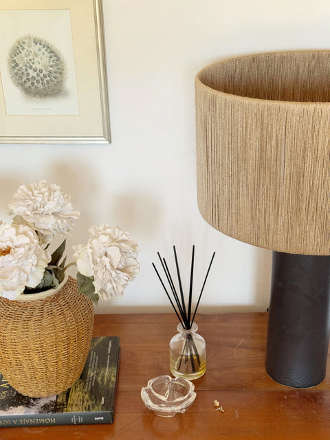 Lámpara Puelche Negra & Yute